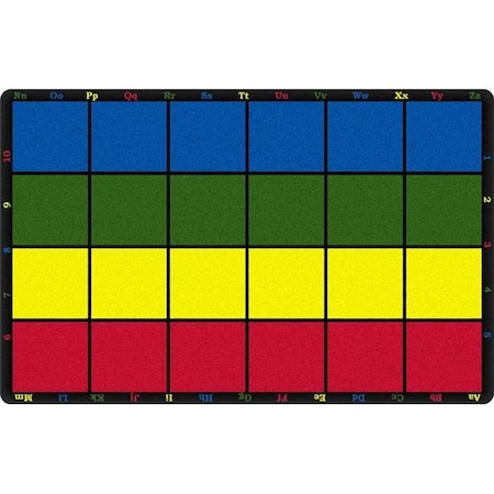 Flagship Carpets Flagship Carpets PE423-44 Rectangle Cushy Stars Seating Carpet; 7 ft. 6 in. x 12 ft. - 24 Seats PE423-44